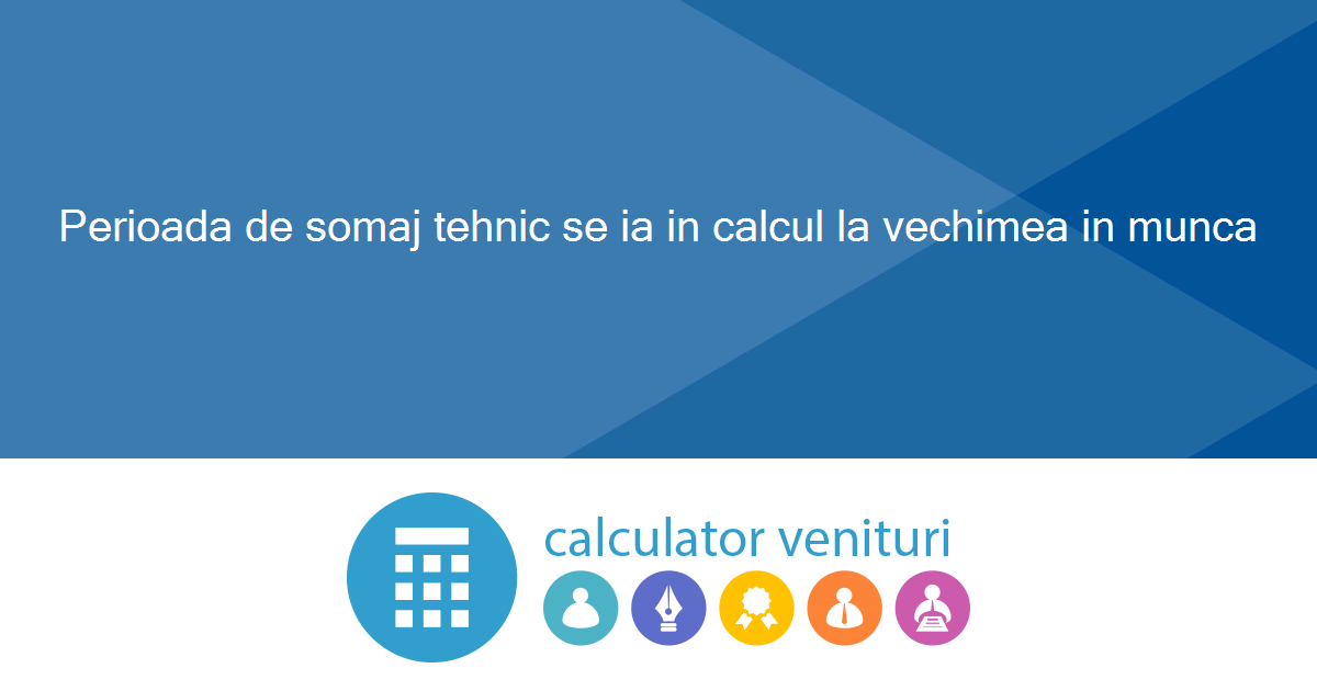 Vechimea in munca calcul